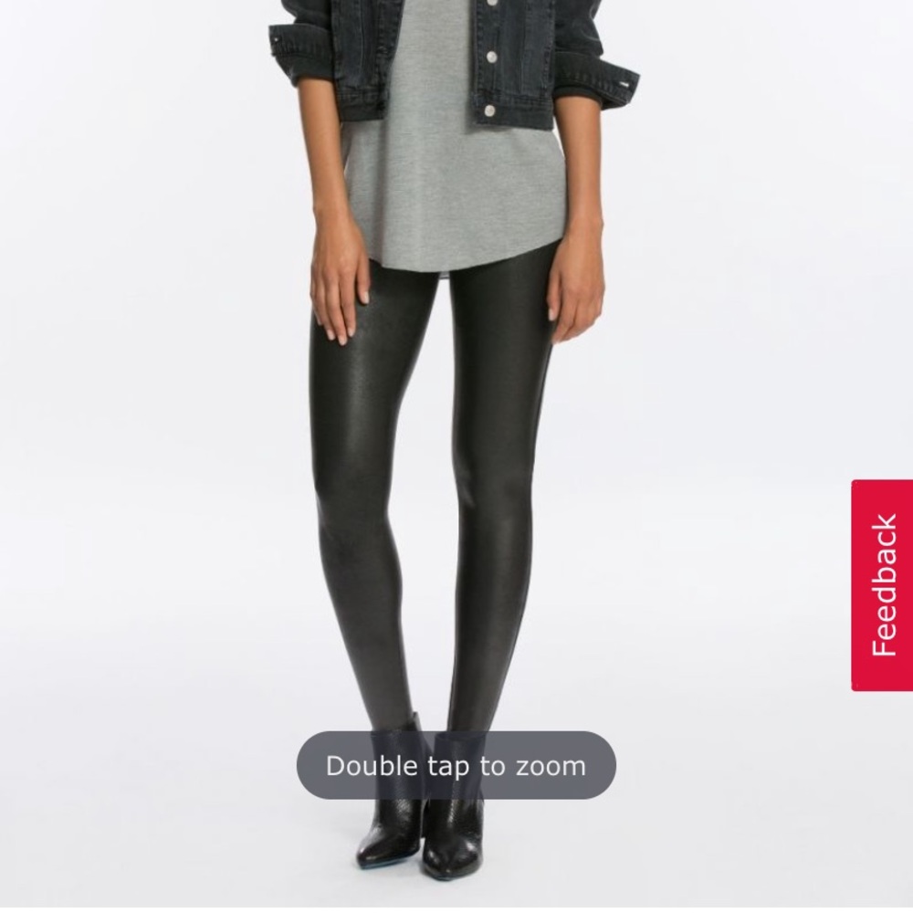 Spanx Faux Leather Leggings